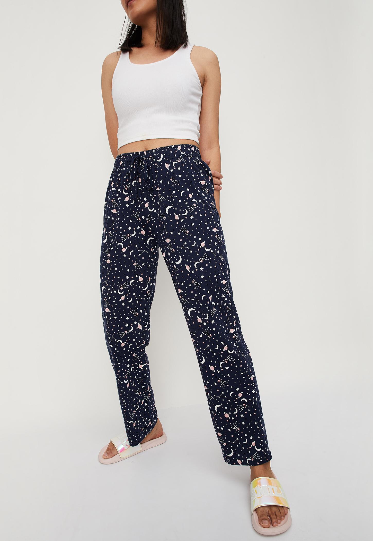 Women Printed Knit Pyjamas-picture-15