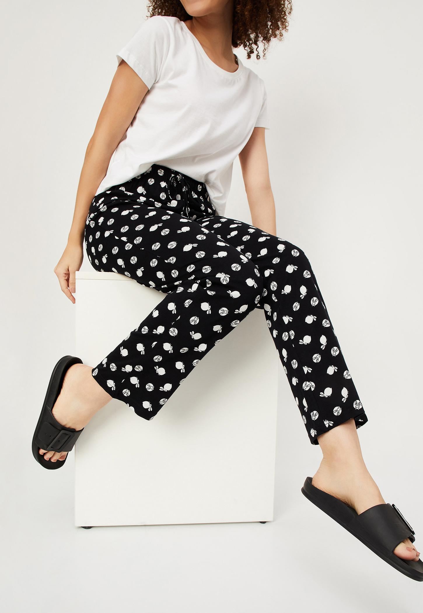 Women Quirky Printed Pyjamas-image-5
