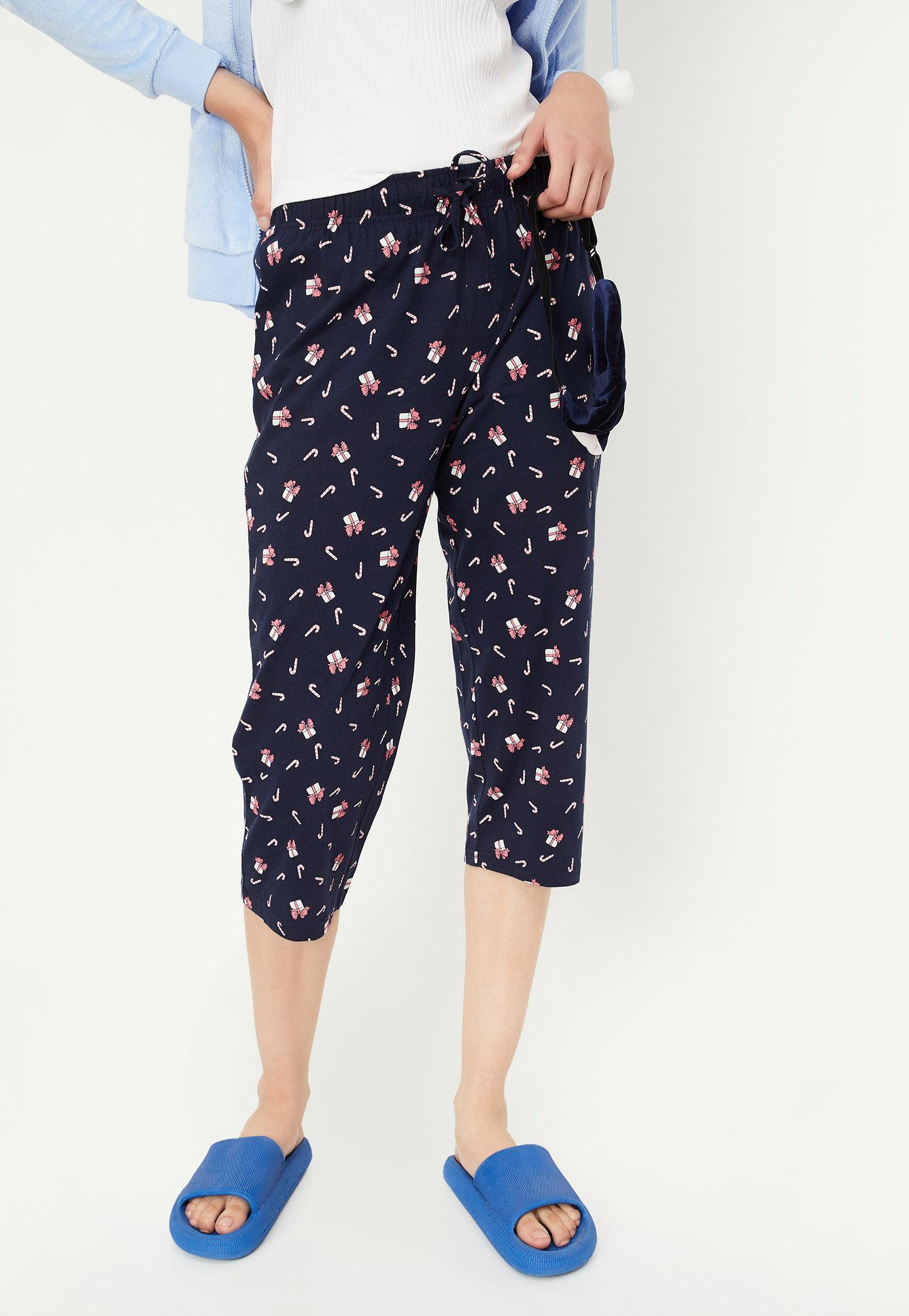 Women Printed Elasticated Capris-image-27